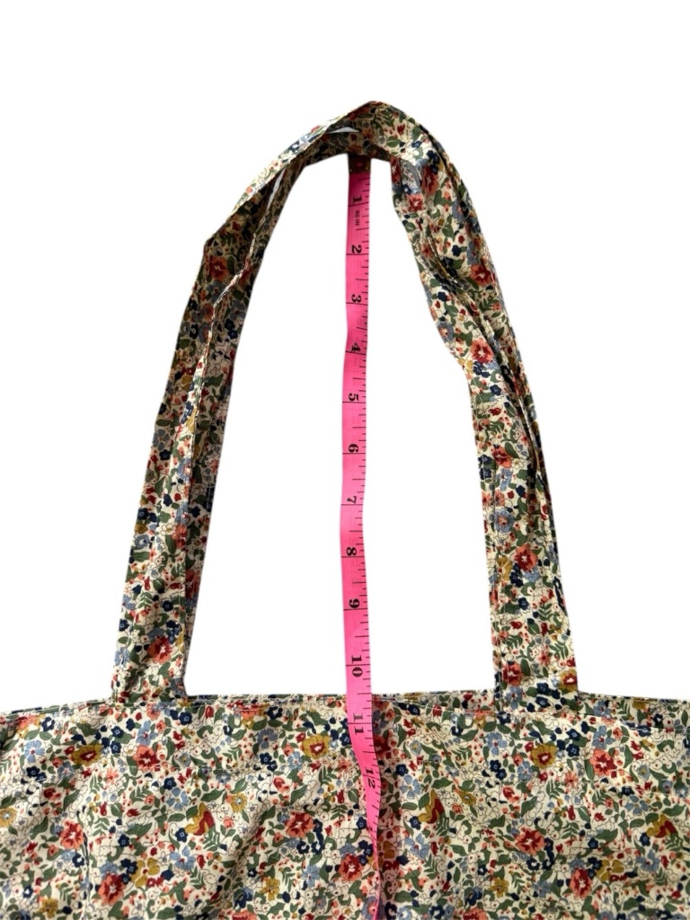 Natural Life Floral Pom Pom Ruffle Bag - Picture 6 of 8